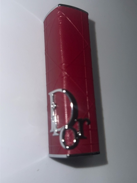 dior parfums Other - Dior Parfums Dior Addict Quilted Lipstick Case with Silver Logo in Brick